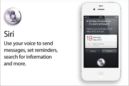 Apple Siri ad example.