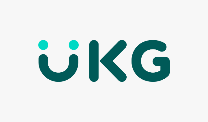 UKG brand logo.